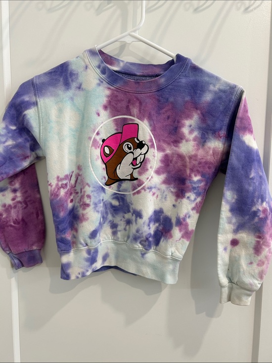 Buc-Ees Other - Buc-ee's Purple and Pink Tie-Dye Crewneck Sweatshirt | XS